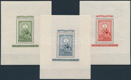 ** 1951 80 éves A Magyar Bélyeg Blokksor (45.000) (1Ft Ránc / Crease) - Other & Unclassified