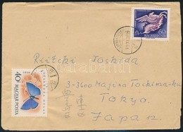 1959 Levél Japánba Alkalmi Bélyeges 1Ft-os Bérmentesítéssel, Tartalommal - Sonstige & Ohne Zuordnung