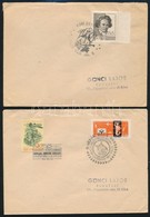 1960-1961  4 Db Alkalmi Bélyegzésű Futott Boríték - Sonstige & Ohne Zuordnung
