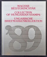 ** 1989 Szürke Bélyegkincstár, Benne A Különleges Blokk 3 Mm Magas Sorszámmal - Other & Unclassified