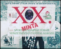 ** 2018 XX. Sport és Olimpiai Témájú Nemzetközi Gyűjtői Találkozó MINTA Emlékív - Andere & Zonder Classificatie