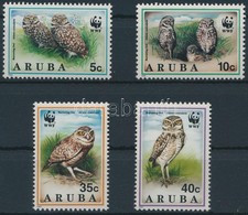 ** 1994 WWF: Bagoly Sor Mi 134-137 + 4 Db FDC - Otros & Sin Clasificación