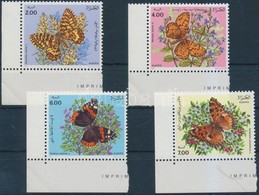 ** 1991 Pillangók ívsarki Sor Mi 1050-1053 - Other & Unclassified