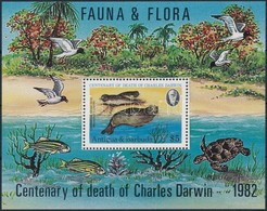 ** 1982 Charles Darwin Halálának 100. évfordulója Blokk Mi 62 - Other & Unclassified