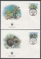 1987 WWF Halak Sor Mi 1010-1013 4 FDC - Other & Unclassified