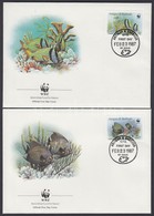 1987 WWF Halak Sor Mi 1010-1013 4 FDC - Otros & Sin Clasificación