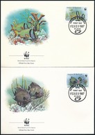 1987 WWF: Halak Sor 4 FDC,
WWF Fishes Set On 4 FDC
Mi 1010-1013 - Other & Unclassified