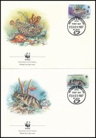 1987 WWF: Halak Sor Mi 1010-1013 4 Db FDC-n - Other & Unclassified