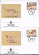 1993 WWF: Golyvás Gazella Sor Mi 511-514 4 Db FDC-n - Autres & Non Classés