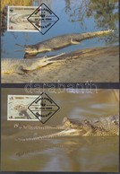 1990 WWF Gangeszi Gaviál Sor Mi 323-326 4 CM - Other & Unclassified