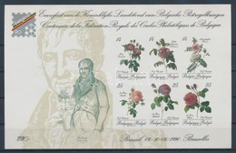 ** 1990 Virág, BELGICA Vágott Blokk / Imperforate Block - Andere & Zonder Classificatie