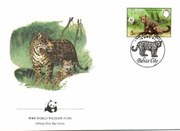 1983 WWF Jaguár FDC Mi 719-722 - Otros & Sin Clasificación