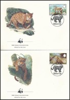 1983 WWF: Jaguár Sor 4 Db FDC-n Mi 719-722 - Andere & Zonder Classificatie