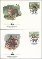 1983 WWF: Jaguár Sor 4 Db FDC-n Mi 719-722 - Autres & Non Classés