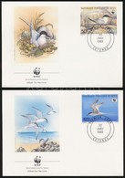 1989 WWF: Rózsás Csér Sor 4 Db FDC-n Mi 476-479 - Andere & Zonder Classificatie