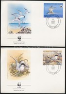 1989 WWF: Rózsás Csér Sor 4 Db FDC-n Mi 476-479 - Autres & Non Classés