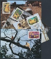 1984 WWF Aranylangur Sor Mi 840-843 4 CM - Other & Unclassified