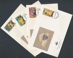 1984 WWF Aranylangur Sor Mi 840-843 4 FDC - Autres & Non Classés