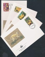 1984 WWF: Arany Langúr Sor Mi 840-843 4 FDC-n - Otros & Sin Clasificación