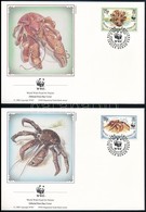 1993 WWF: Pálmatolvaj Sor 4 FDC-n Mi 132-135 - Other & Unclassified