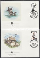 1988 WWF: Madarak Sor 4 Db FDC-n Mi 637-640 - Otros & Sin Clasificación