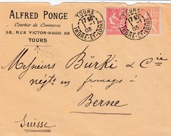 #7 Ponge Tours Pour Bürki à Berne, 01/01/1903, 01/01/03, 02/01/03/  02/01/1903  Quasi Express ! - 1900-02 Mouchon