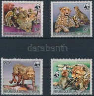 ** 1984 WWF: Gepárdok Sor Mi 957 A-960 A + 4 FDC - Otros & Sin Clasificación