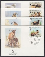 1988 Sörényes Juh Sor Mi 1171-1174 4 FDC - Otros & Sin Clasificación