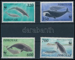 ** 1990 WWF Bálnák Sor,
WWF Whales Set
Mi 203-206 - Autres & Non Classés