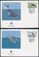 1990 WWF Sor 4 FDC-n Mi 203-206 - Otros & Sin Clasificación