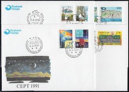 1991 4 Db FDC Mi 215-222 - Other & Unclassified