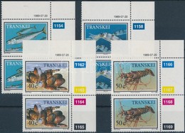 ** Transkei 1989 Víziállatok ívsarki Sor Párokban Mi 238-241 - Otros & Sin Clasificación