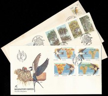 1984-1985 3 Db FDC Mi 52-55, 61-64, 74 - Andere & Zonder Classificatie