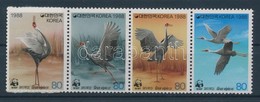 ** 1988 WWF Daru ívszéli Négyescsík Mi 1553-1556 - Otros & Sin Clasificación