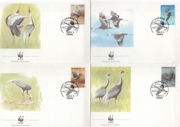 1988 WWF: Daru Sor Mi 1553-1556 4 Db FDC-n - Other & Unclassified