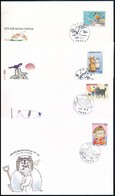 1993-1995 Kínai újév 4 FDC Mi 1769-1770 + 1869-1870 - Otros & Sin Clasificación