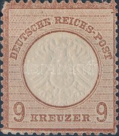 * 1872 Mi 27b Eredeti Gumival / With Original Gum (sarokfog Hiba / Short Corner Left Above) (Mi EUR 2.000.-) Certificate - Andere & Zonder Classificatie