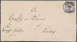 1873 Mi 6 Levélen / On Cover 'GIESSEN' - Other & Unclassified