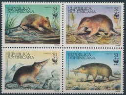 ** 1994 WWF: Patkányvakond Négyestömb Mi 1698-1701 + 4 Db FDC - Otros & Sin Clasificación