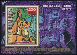 ** 1973 Picasso, Festmények Vágott Blokk,
Picasso, Paintings Imperforated Block
Mi 92 - Otros & Sin Clasificación