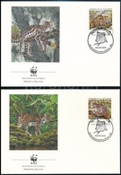 1988 WWF Kisméretű Macskafélék Sor 4 Db FDC-n Mi 1734-1737 - Other & Unclassified