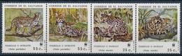 ** 1988 WWF: Kismacskák Négyescsík Mi 1734-1737 - Otros & Sin Clasificación