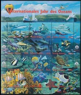 ** 1998 Az óceán Nemzetközi éve Kisív,
International Year Of The Ocean Minisheet
Mi 252-263 - Other & Unclassified