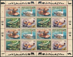 ** 2000 Veszélyeztetett állatok Kisív,
Endangered Species Minisheet
Mi 385-388 - Other & Unclassified