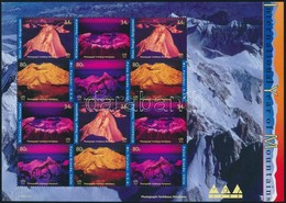 ** 2002 Hegyek Nemzetközi éve Kisív,
International Year Of Mountains Minisheet
Mi 363-366 - Otros & Sin Clasificación