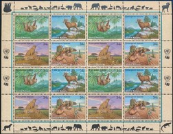 ** 2002 Veszélyeztetett állatok Kisív,
Endangered Species Minisheet
Mi 890-893 - Otros & Sin Clasificación