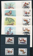 ** 1987 WWF: Mandarin Réce Sor Mi 2865-2868 + 4 FDC - Andere & Zonder Classificatie