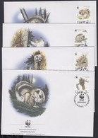 1994 WWF Közönséges Repülőmókus Sor Mi 229-232 4 FDC - Otros & Sin Clasificación