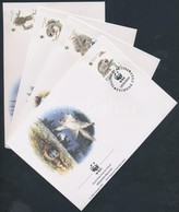 1994 WWF: Repülőmókus Sor Mi 229-232 4 FDC-n - Other & Unclassified