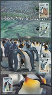 1991 WWF Pingvinek Sor WWF értékei Mi 538-541 4 CM - Autres & Non Classés